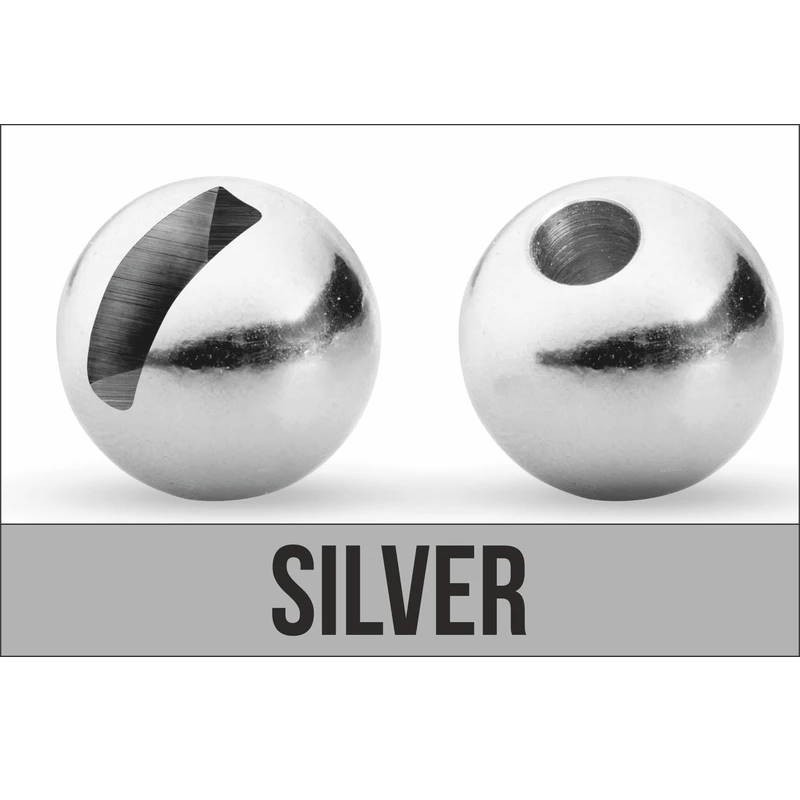 Traper Fly Główki wolframowe Slot Silver 2.5mm-23354