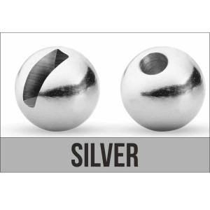 Traper Fly Główki wolframowe Slot Silver 2.5mm