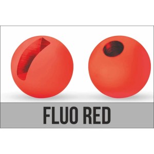 Traper Fly Główki wolframowe Slot Fluo Red 4mm