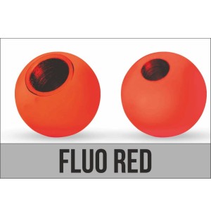 Traper Fly Główki wolframowe Fluo Red 3mm