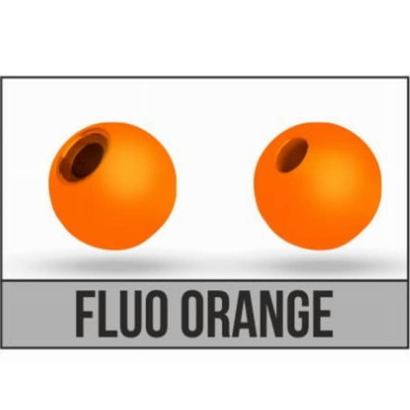 Traper Fly Główki wolframowe micro Fluo Orange 2mm-23422