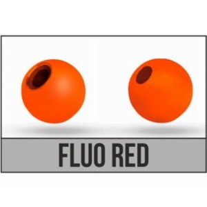 Traper Fly Główki wolframowe micro Fluo Red 2.5mm