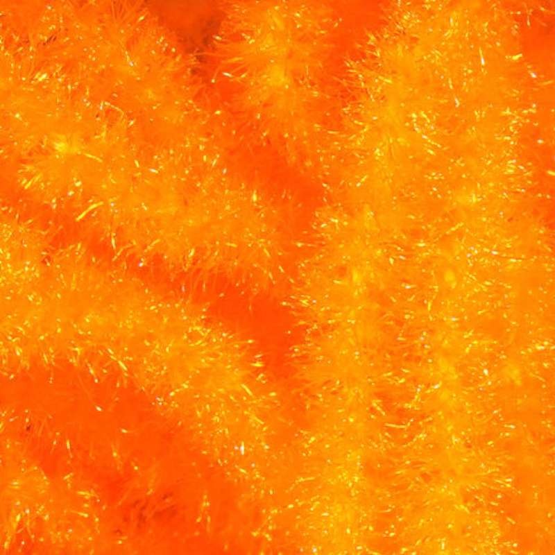 Hareline Trilobal Antron Chenille Orange M-66446