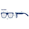 Bajio Okulary Bales Beach Matte Green Mirror PC-50879
