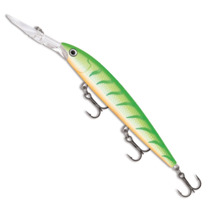 Rapala Down Deep Husky Jerk Green Tiger UV 12cm-50209