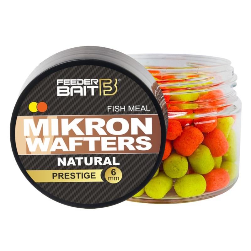 Feeder Bait Mikron Wafters Natural Prestige 6mm-49911