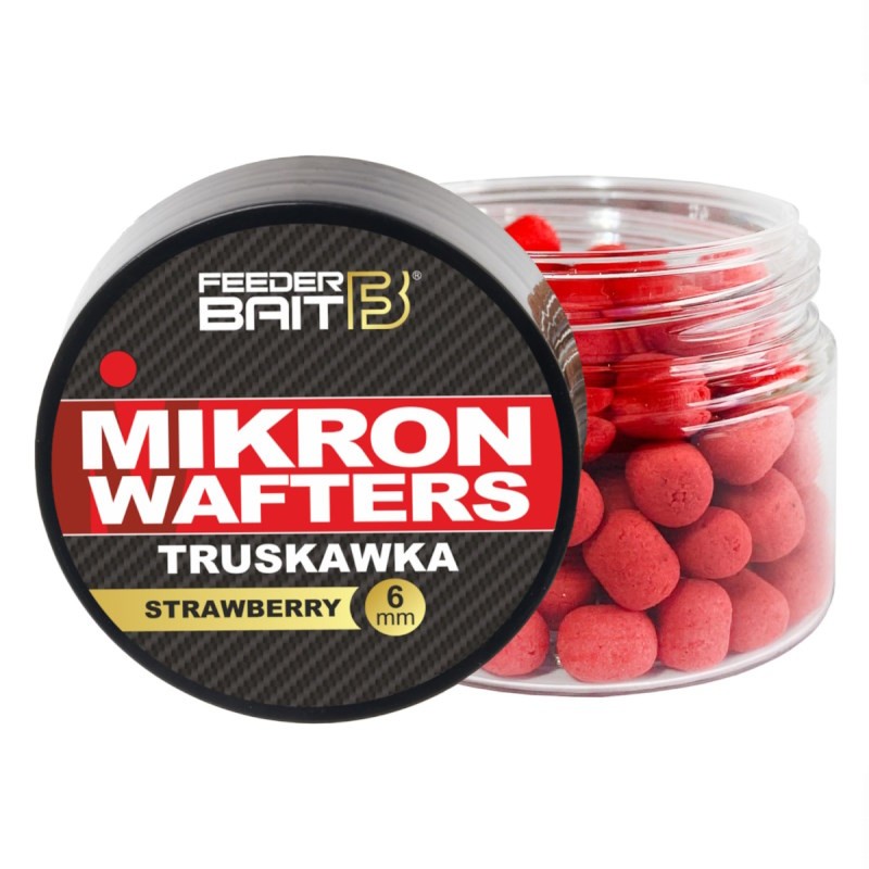 Feeder Bait Mikron Wafters Truskawka 6mm 25ml-47314