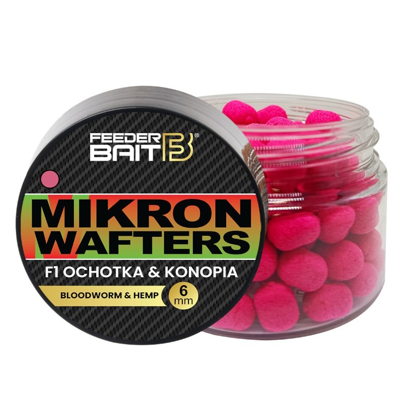Feeder Bait Mikron Wafters F1 Ochotka&Konopia 6mm-56223