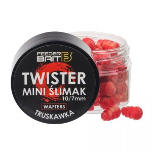 Feeder Bait Twister Mini Ślimak 10/7mm Truskawka