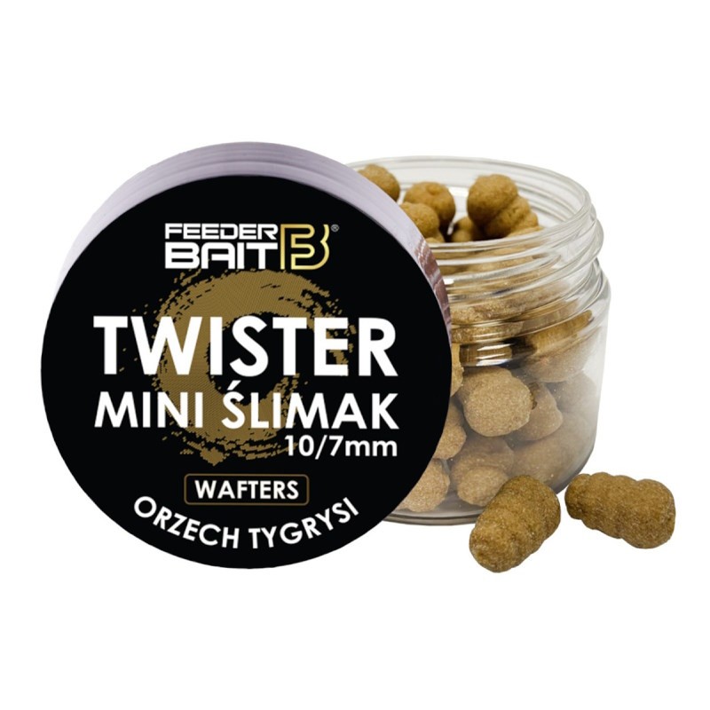 Feeder Bait Twister Mini Ślimak 10/7mm Orzech Tygr-56286