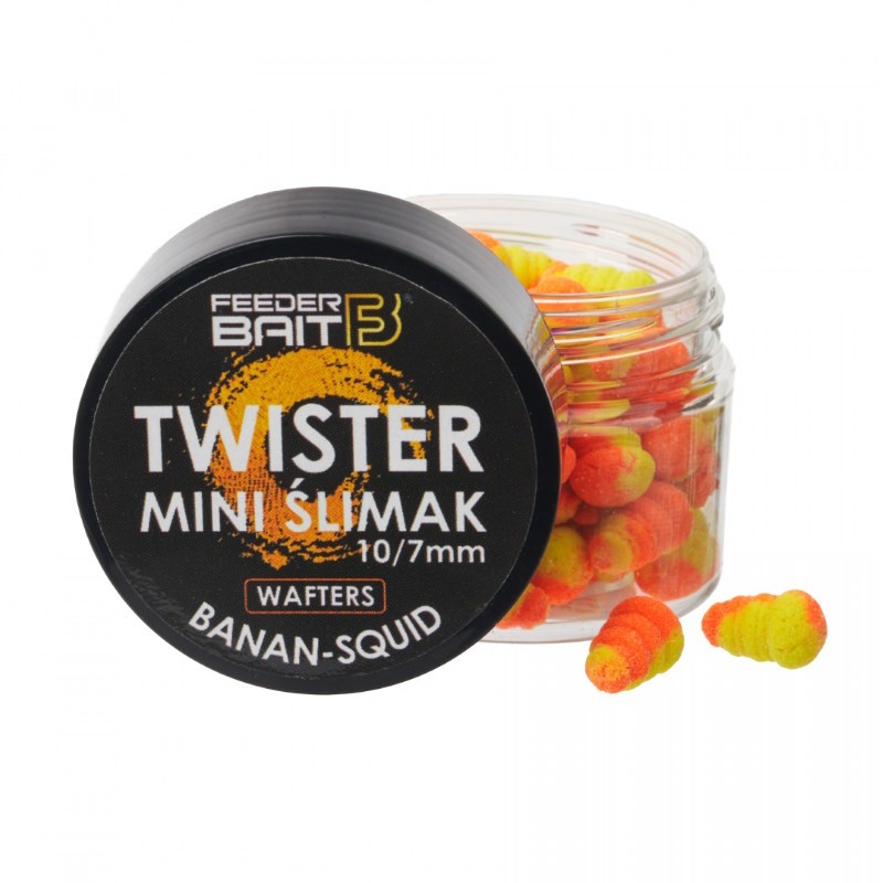 Feeder Bait Twister Mini Ślimak 10/7mm Banan-Squid-45461