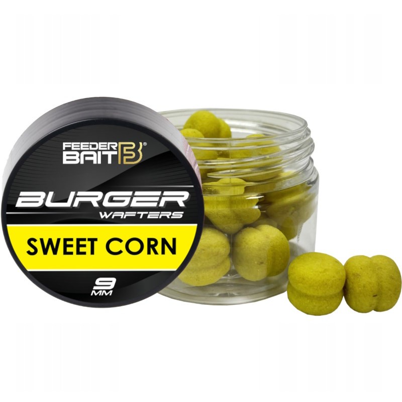 Feeder Bait Burger Wafters 9mm Sweetcorn-50119