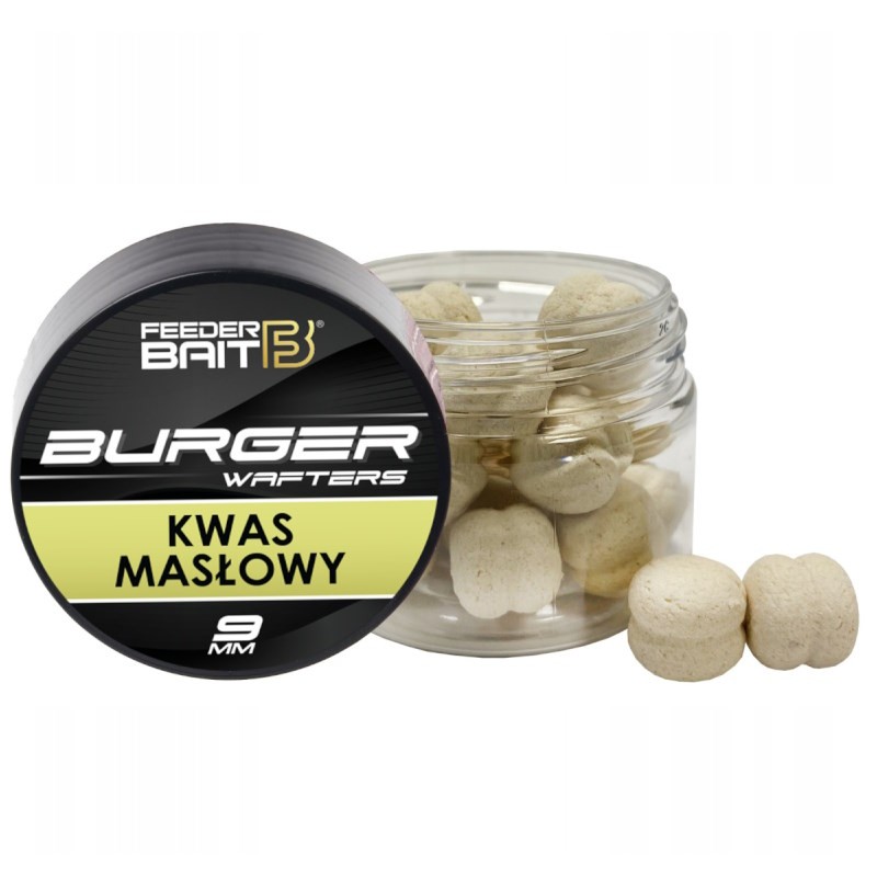 Feeder Bait Burger Wafters 9mm Kwas masłowy-50124