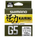 Shimano plecionka Kairiki G5 SteelGray 150m 0.23mm-60300