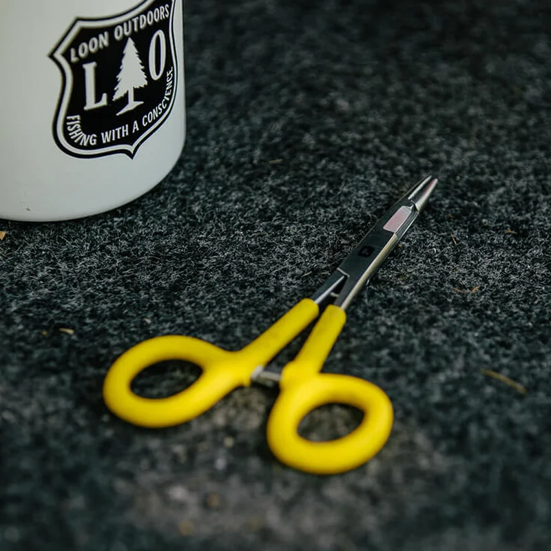 Kleszczyki z nożyczkami Loon Classic Scissor Forceps – Szczęki pół gładkie, pół ząbkowane