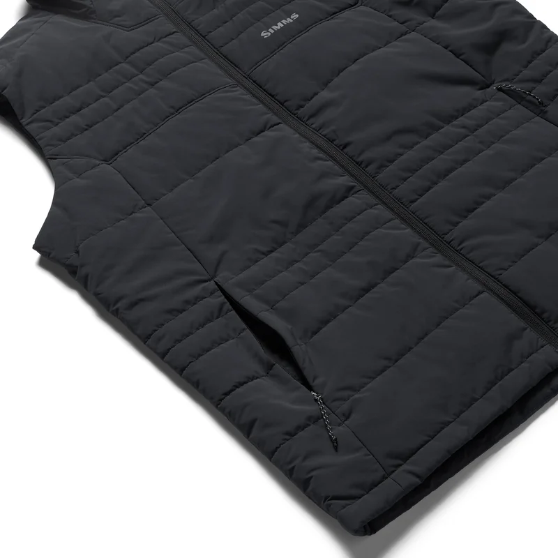 Bezrękawnik ocieplany Simms Fall Run Insulated Vest Black – kieszenie na zamki ykk
