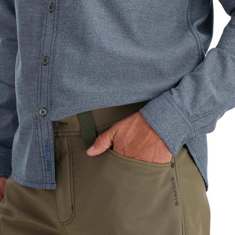 Spodnie softshell Simms Rogue Pant Dark Stone – kieszenie na dłonie