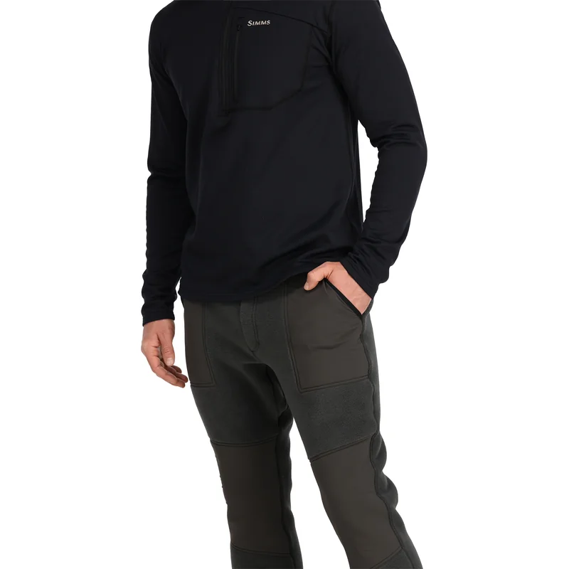Spodnie ocieplane Simms Fjord Pant Carbon – kieszenie