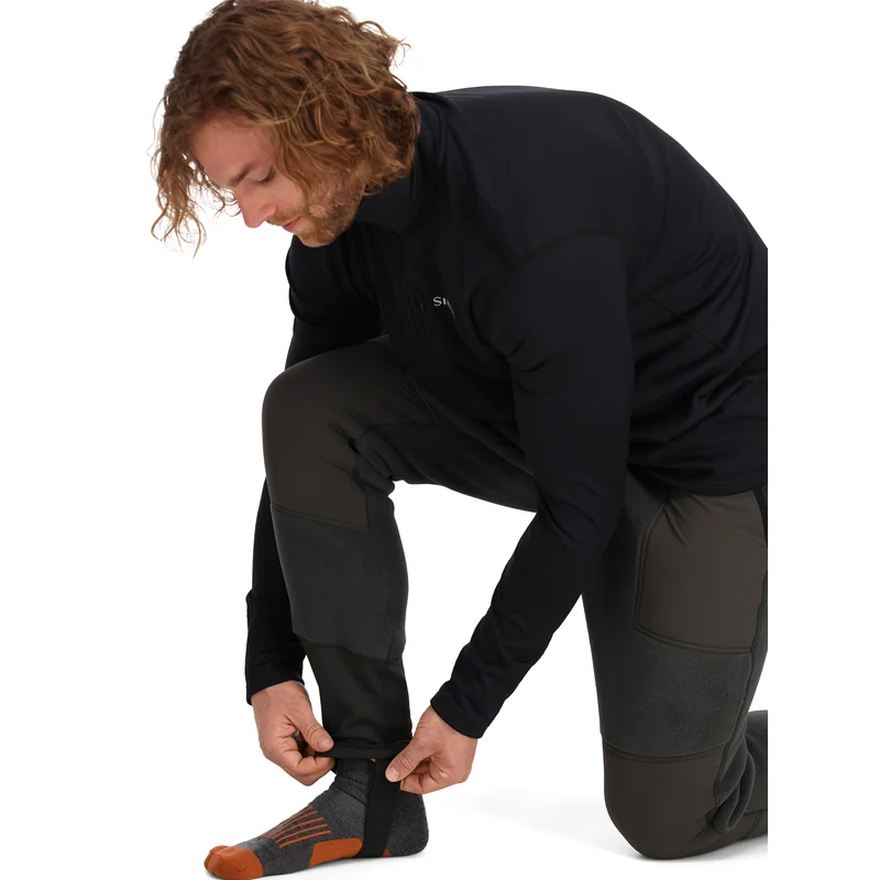 Spodnie ocieplane Simms Fjord Pant Carbon – strzemiączka