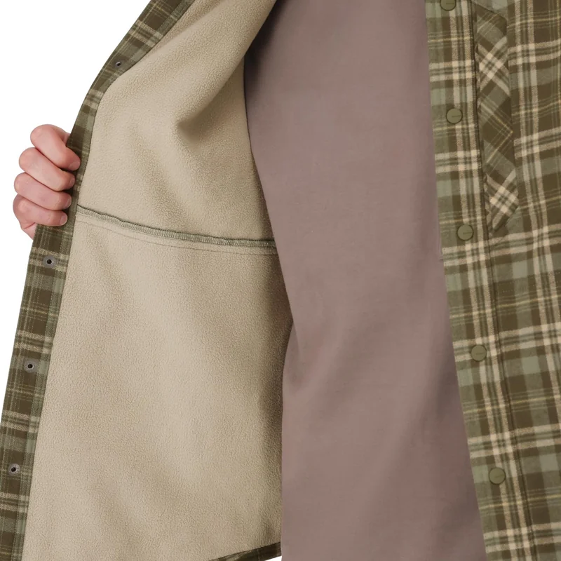 Koszula ocieplana Simms Coldweather Shacket Schooner Plaid Loden – flanela z polarem