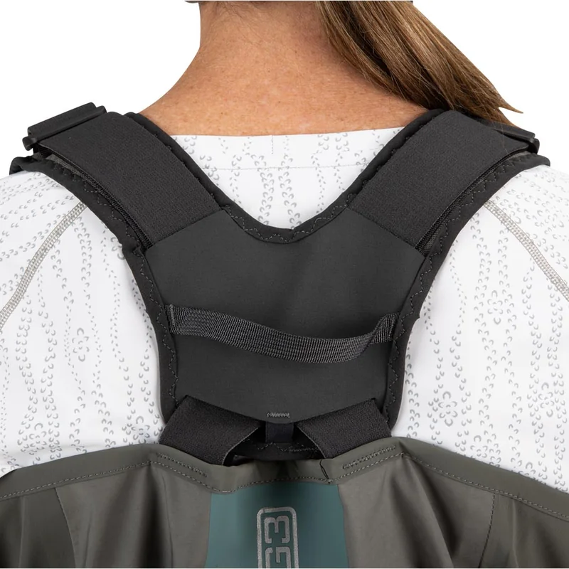 Wodery damskie Simms Women's G3 Guide Stockingfoot Gunmetal – szelki