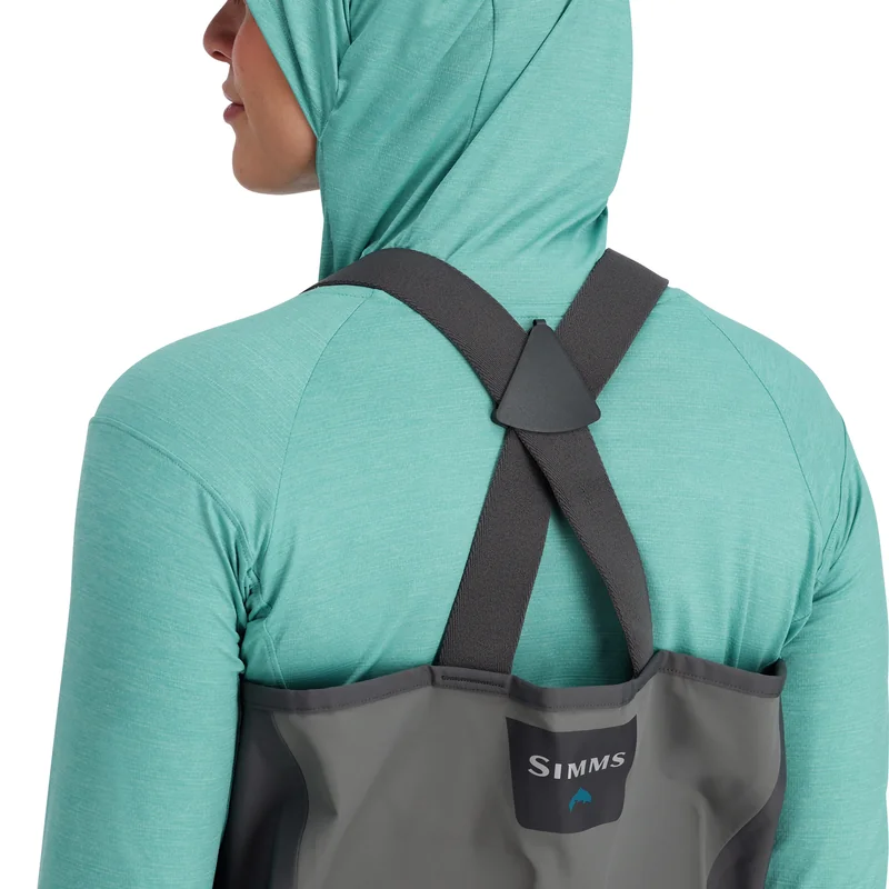 Wodery damskie Simms Women's Freestone Stockingfoot Slate – szelki