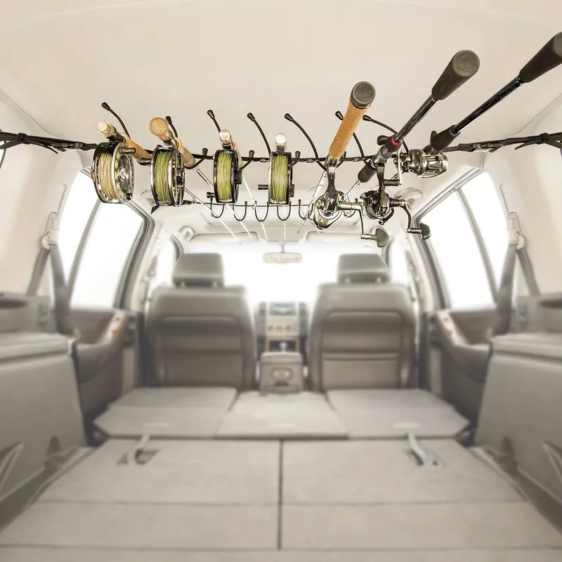Uchwyt na wędki do samochodu Smith Creek Rod Rack – 7 wędek pod sufitem