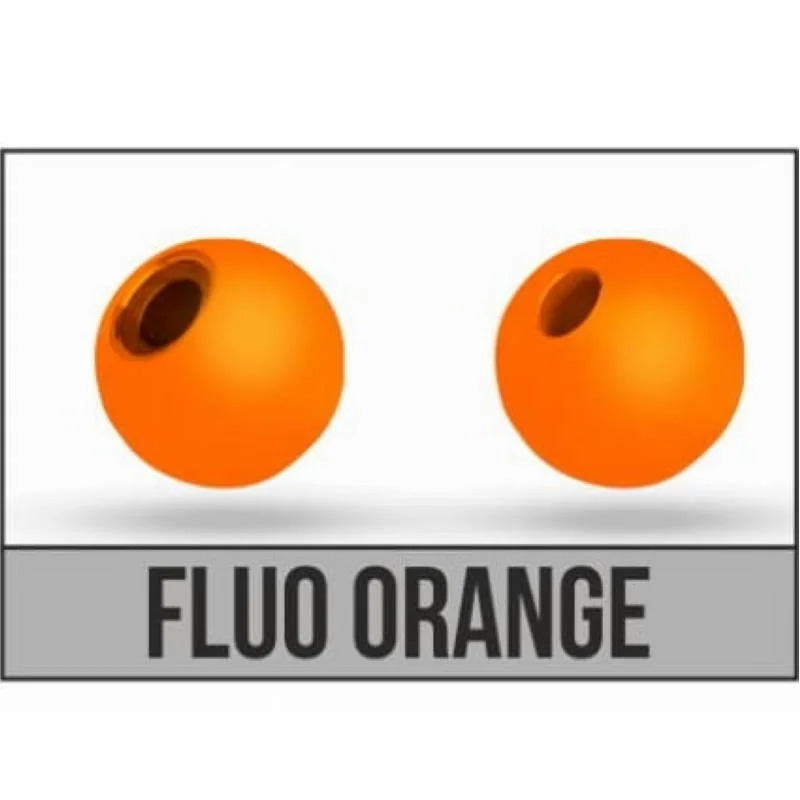 Główki wolframowe Traper Micro – Fluo Orange