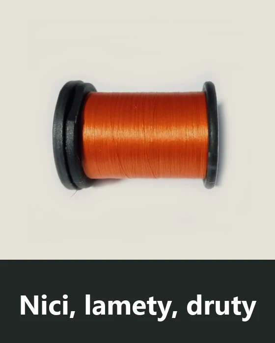 Nici, lamety i druty do wiązania much